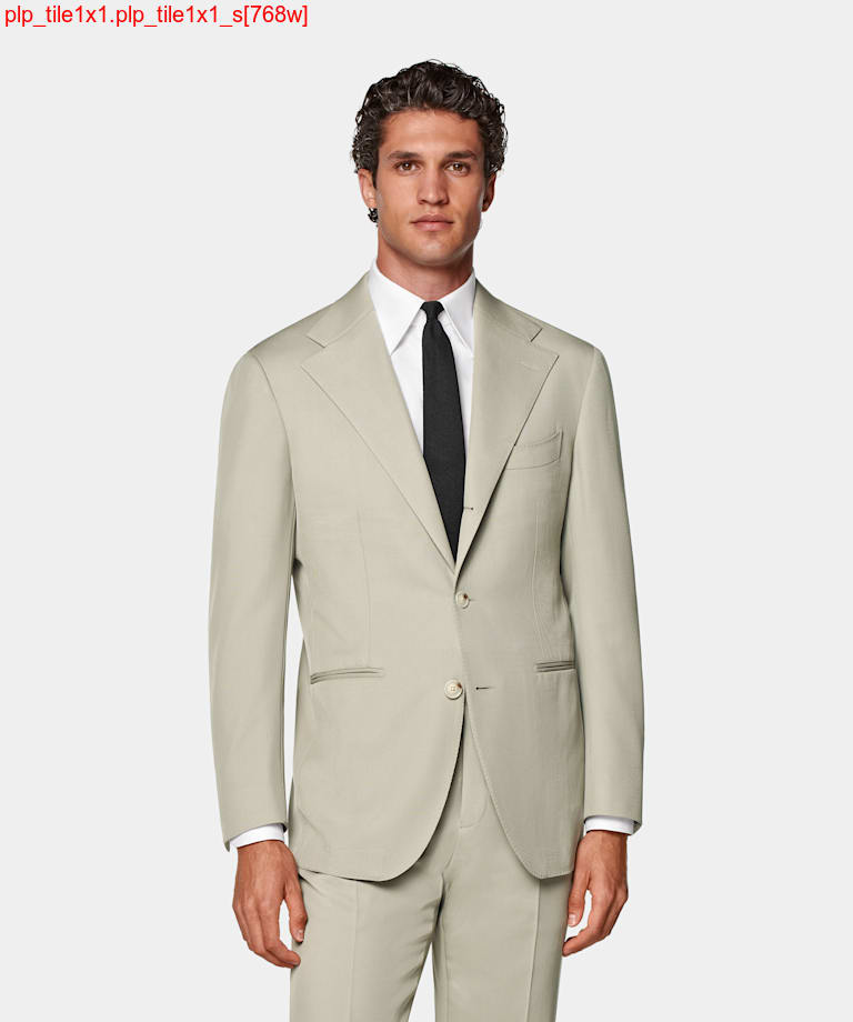 Light Green Perennial Relaxed Fit Roma Suit